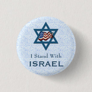 Ich stehe mit Israel Button