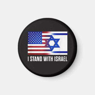 Ich stehe mit Israel patriotisch Magnet