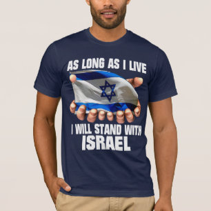 Ich stehe mit Israel T-Shirt