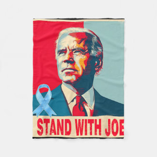Ich stehe mit Joe Support Biden Prostatakrebs pra Fleecedecke