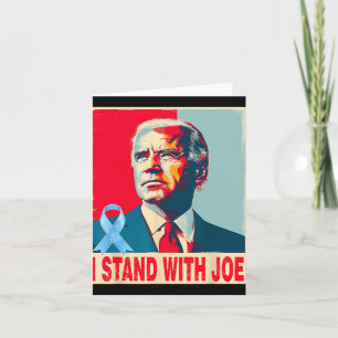 Ich stehe mit Joe Support Biden Prostatakrebs pra Karte