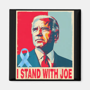 Ich stehe mit Joe Support Biden Prostatakrebs pra Magnet
