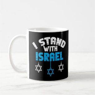 Ich stehe mit jüdischen Geschenken Israels Kaffeetasse