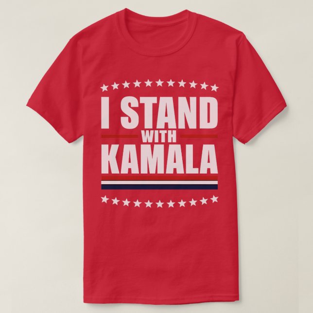 Ich stehe mit Kamala T-Shirt (Design vorne)