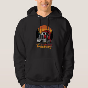 Ich stehe mit LKW-Fahrer-Freiheitsverbund Hoodie