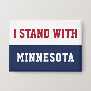 Ich stehe mit Minnesota Button
