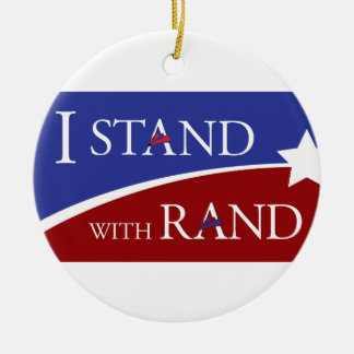 Ich stehe mit Rand Keramikornament