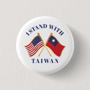 Ich stehe mit Taiwan Button