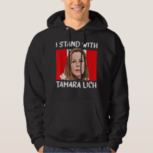 Ich stehe mit Tamara Lich Canada Freedom Convoy tr Hoodie