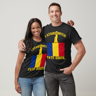 ICH STEHE MIT TATE BROS. RUMÄNIEN FLAG RUMÄNIEN T-Shirt