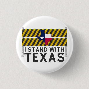 Ich stehe mit Texas Button