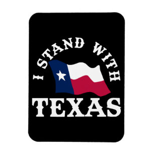 Ich stehe mit Texas Magnet