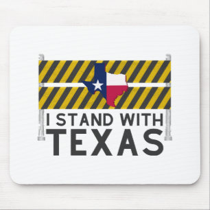 Ich stehe mit Texas Mousepad