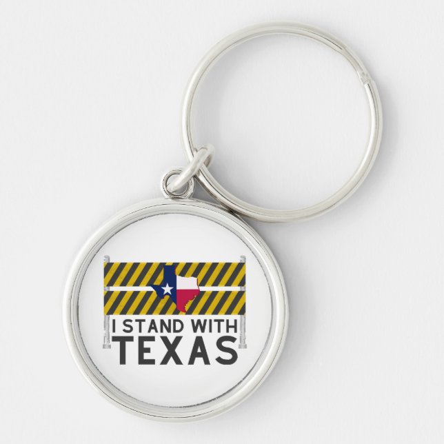 Ich stehe mit Texas Schlüsselanhänger (Vorne)