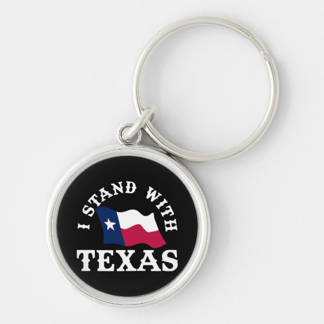 Ich stehe mit Texas Schlüsselanhänger (Vorne)