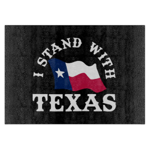 Ich stehe mit Texas Schneidebrett