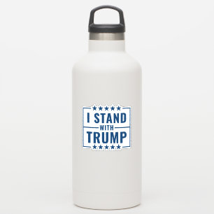 Ich stehe mit Trump 2024 Aufkleber