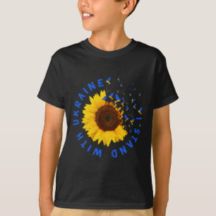 Ich stehe mit Ukraine jüdisch Bete für Ukraine Unt T-Shirt
