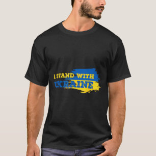 Ich stehe mit Ukraine Patriot - Unterstütze Ukrain T-Shirt