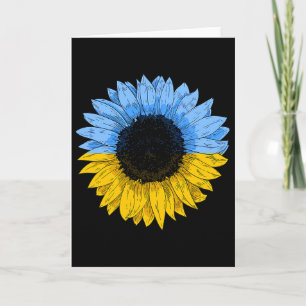 Ich stehe mit Ukraine Sonnenblume Ukraine Karte