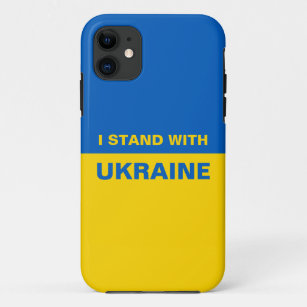 Ich stehe mit ukrainischer Flagge Case-Mate iPhone Hülle