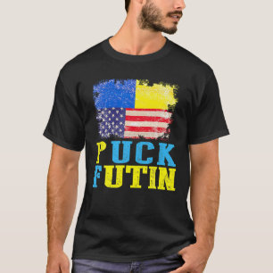 Ich stehe mit ukrainischer Unterstützung gegen Put T-Shirt