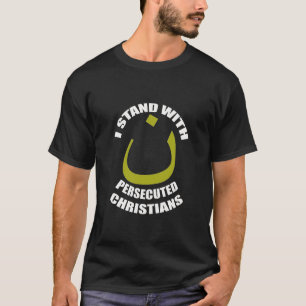 Ich stehe mit verfolgter Christ-Arabisch-Nonne T-Shirt