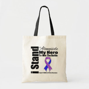 Ich stehe neben meinem Held-Kindheits-Anschlag Tragetasche