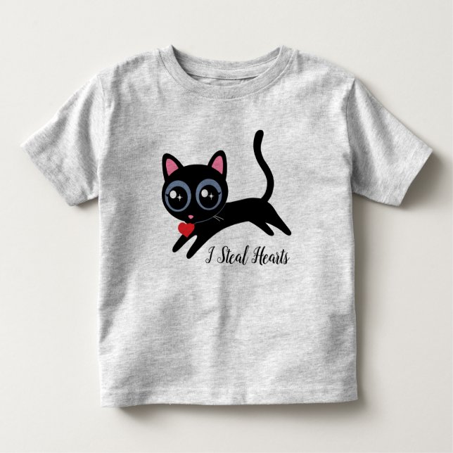 Ich stehe Niedliche Kitty Cat Geschenk Kleinkind T-shirt (Vorderseite)