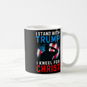 Ich stehe Trump gegenüber, ist mein Präsident Knee Kaffeetasse