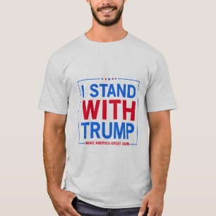 Ich stehe Trump T - Shirt Trump 2024 gegenüber