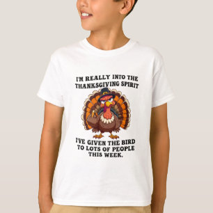 Ich Stehe Wirklich Auf Den Thanksgiving-Geist Ich  T-Shirt
