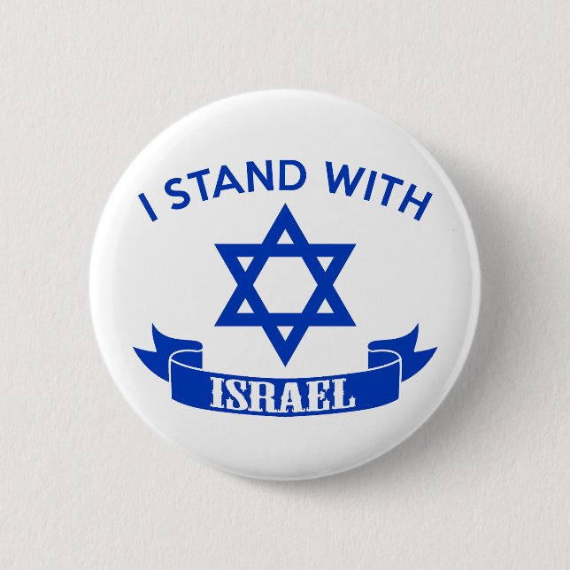 Ich stehe zu Israel Button (Vorderseite)