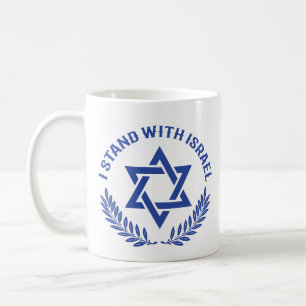 Ich stehe zu Israel Kaffeetasse