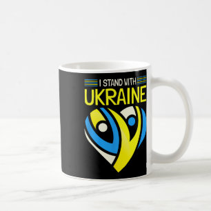 Ich stehe zu Ukraine Ich stehe für Frieden Anti-Kr Kaffeetasse