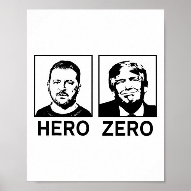 Ich stehe zu Ukraine Ukrainischer Held Zero Selens Poster (Vorne)