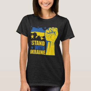 Ich stehe zu Ukraine. Unterstützt die Ukraine. T-Shirt