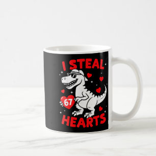 Ich stehle 67 Herz Dinosaurier für Jungen Mädchen Kaffeetasse