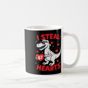 Ich stehle 67 Herz-Dinosaurier für Jungen Mädchen  Kaffeetasse