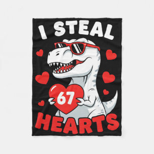 Ich stehle 67 Herzen Lustiger 67. Valentinstag Din Fleecedecke