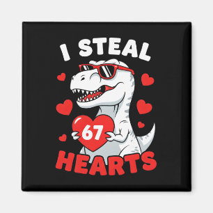 Ich stehle 67 Herzen Lustiger 67. Valentinstag Din Magnet