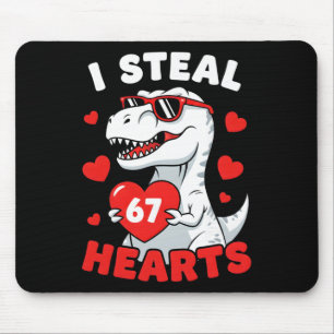 Ich stehle 67 Herzen Lustiger 67. Valentinstag Din Mousepad