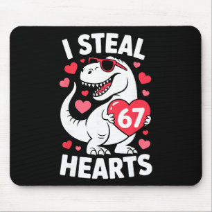 Ich stehle 67 Herzen Lustiger 67. Valentinstag Din Mousepad