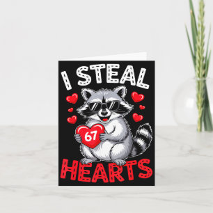 Ich stehle 67 Herzen Lustiges 67 Valentinstag Wasc Karte