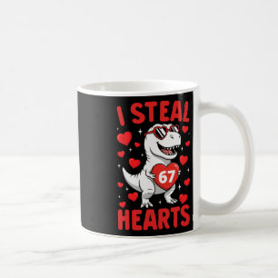 Ich stehle 67 Herzen T Rex Lustiger Valentinstag 6 Kaffeetasse