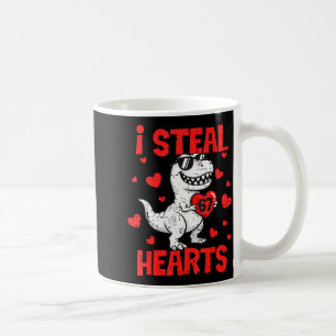 Ich stehle 67 Herzen T-Rex Six Seven Valentinstag Kaffeetasse