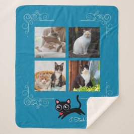 Ich stehle ein benutzerdefiniertes Foto für Herz Sherpadecke