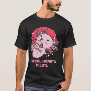 Ich stehle ein Lotl Axolotl Spaß Salamander hören T-Shirt