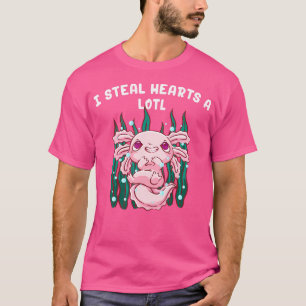 Ich stehle ein Lotl Funny Axolotl Spaß Salamand T-Shirt