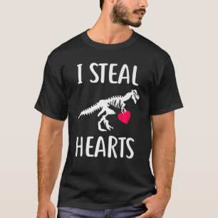 Ich stehle Herz Dinosaur liebt T Rex Valentines Da T-Shirt